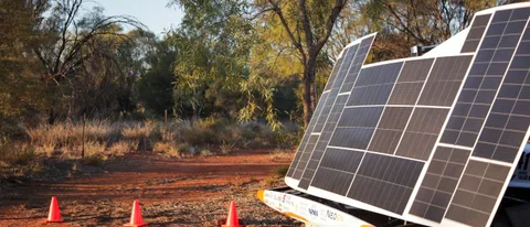 Array deployed for charging in the field